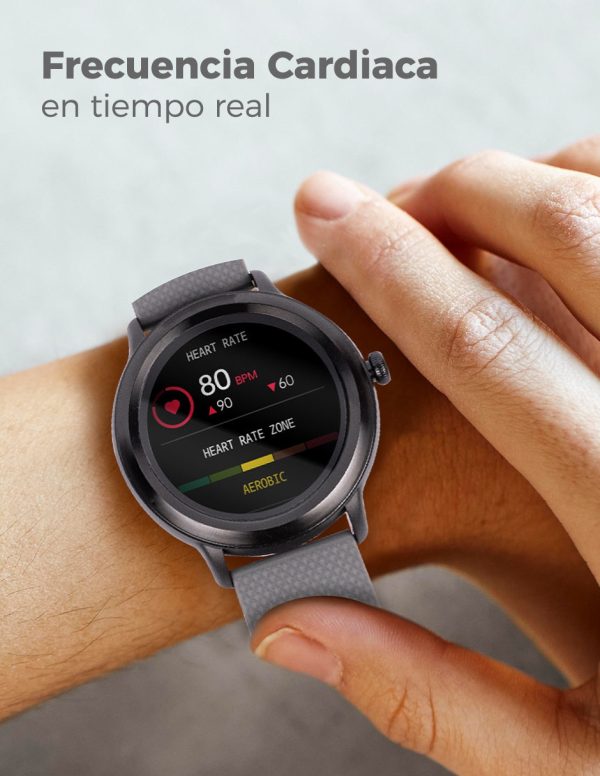 TechZone TZSW03 reloj inteligente y deportivo 3.35 cm (1.32") IPS 50 mm Digital 360 x 360 Pixeles Negro - Imagen 4