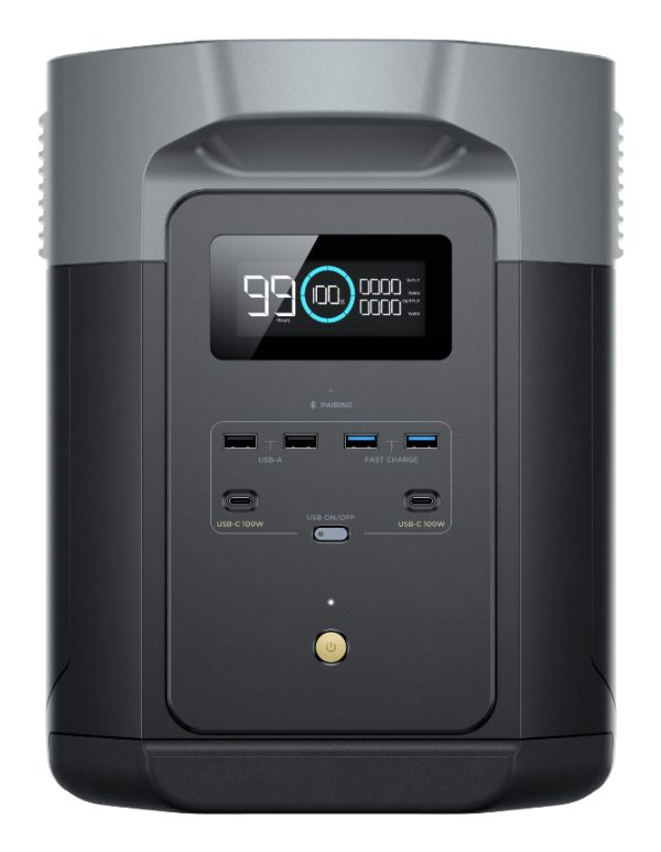 EcoFlow DELTA 2 MAX estación de carga portátil Fosfato de hierro-litio (LiFePo4) 2400 W 23 kg