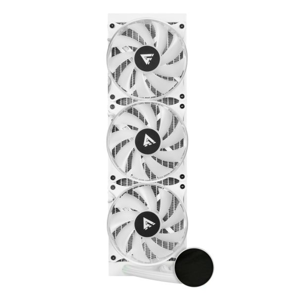 Game Factor LQG700-WH sistema de refrigeración de computadora Procesador Refrigerador de líquidos todo en uno 12 cm Blanco - Imagen 4