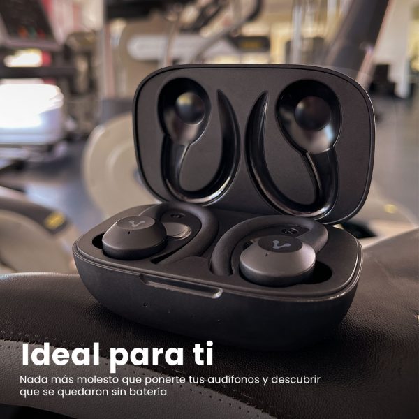 Vorago ESB-500-PLUS auricular y casco Auriculares Inalámbrico gancho de oreja Llamadas/Música/Deporte/Uso diario Bluetooth Negro - Imagen 2