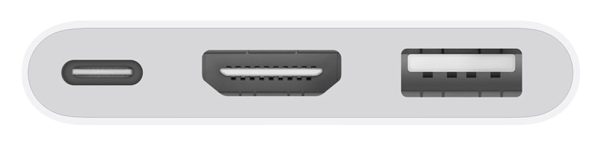 Apple MW5M3AM/A nodo concentrador USB Tipo C Blanco - Imagen 3