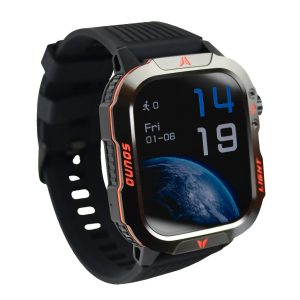 Perfect Choice PC-270195 reloj inteligente y deportivo 5.11 cm (2.01") 52 mm Digital 240 x 296 Pixeles Negro