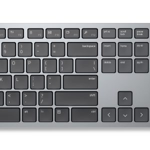 DELL KM7321W teclado Ratón incluido Oficina RF inalámbrico + bluetooth Inglés de EE.UU. Gris, Titanio