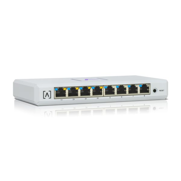 Alta Labs S8-POE dispositivo de redes Gestionado Gigabit Ethernet (10/100/1000) Energía sobre Ethernet (PoE) Blanco - Imagen 2