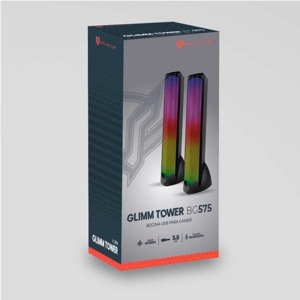 Balam Rush Glimm Tower BG575 De 1 vía Negro Alámbrico 10 W - Imagen 3
