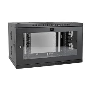 Tripp Lite SRW9UDPGVRT Gabinete Smartrack de 9U de Bajo Perfil, Profundidad de Switch Plus, para Instalación en la Pared, Ancho, Ventana de Acrílico