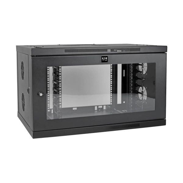 Tripp Lite SRW9UDPGVRT Gabinete Smartrack de 9U de Bajo Perfil, Profundidad de Switch Plus, para Instalación en la Pared, Ancho, Ventana de Acrílico