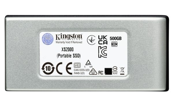 Kingston Technology XS2000 2 TB USB Tipo C 3.2 Gen 2 (3.1 Gen 2) Negro, Plata - Imagen 2