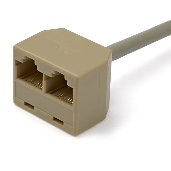StarTech.com Cable Adaptador Multiplicador Divisor Splitter RJ45 2 a 1 - Hembra a Macho - Divisor Splitter para Cable de Red Ethernet RJ45 - Imagen 2
