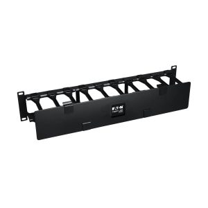 Tripp Lite SRCABLEDUCT2UHD Administrador De Cables Horizontal De 2U De Alta Capacidad (Conducto De Peine Con Tapa De Bisagra Doble)