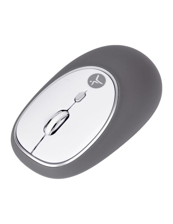 TechZone Jelly-Mate Grey ratón Universal Ambidiestro RF inalámbrico Óptico 1200 DPI - Imagen 2