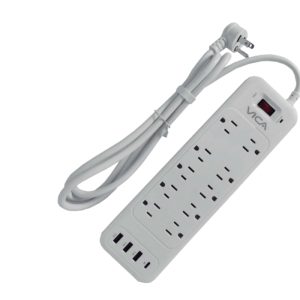 Vica SUP USB 9P extensión de corriente 1.8 m 125 salidas AC Interior Blanco