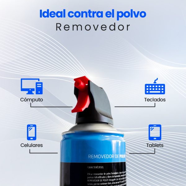 Vorago CLN-106 limpiador de aire comprimido 227 ml - Imagen 3