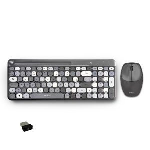 Acteck MK470 teclado Ratón incluido Hogar RF inalámbrico Multicolor