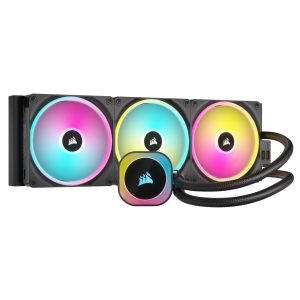 Corsair H170I Procesador Kit de enfriamiento líquido 14 cm Negro