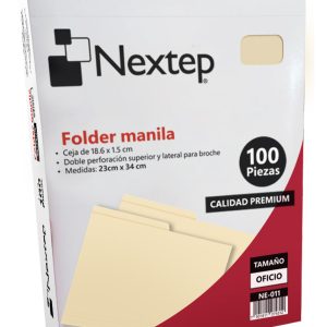 Nextep NE-011 carpeta Papel Beige Carta