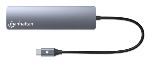 Manhattan Estación Docking USB-C con Hub, 6 en 1 - Imagen 3