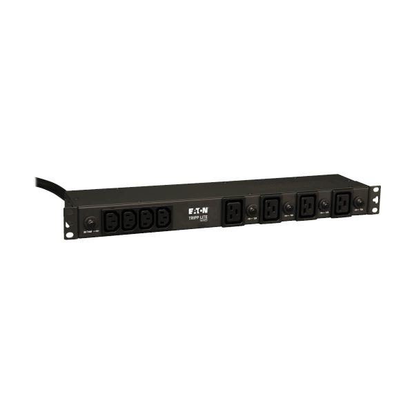 Tripp Lite PDU1230 PDU Básico Monofásico de 4.8 / 5.8kW, 20 Tomacorrientes de 200/208/240V (16-C13 y 4-C19), Entrada L6-30P, cable de 4.57 m [15 pies], instalación en rack de 1U