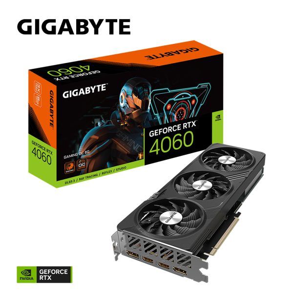 GIGABYTE GAMING GeForce RTX­­ 4060 OC 8G NVIDIA GeForce RTX 4060 8 GB GDDR6 - Imagen 2
