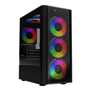 Balam Rush Dragonfly II Crystal GM745s Midi Tower Negro