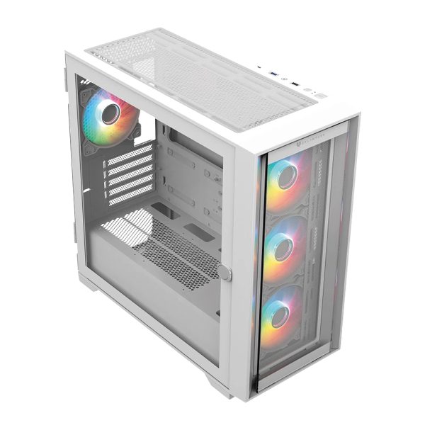 Balam Rush Carbono Twin Mate 8000 Midi Tower Blanco - Imagen 2