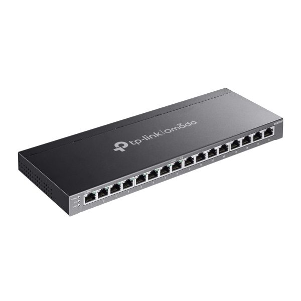 TP-Link Omada SG2016P dispositivo de redes Gestionado L2/L2+ Gigabit Ethernet (10/100/1000) Energía sobre Ethernet (PoE) Negro - Imagen 4