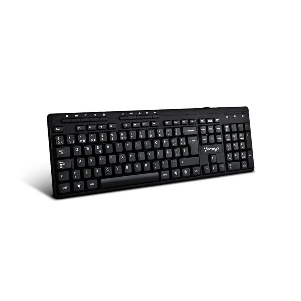 Vorago KMS-104 teclado Ratón incluido QWERTY Español Negro - Imagen 4