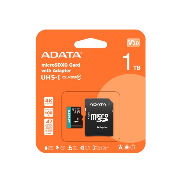 ADATA AUSDX1TUI3V30SA2-RA1 memoria flash 1 TB MicroSDXC UHS-I Clase 10 - Imagen 2