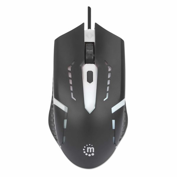Manhattan Mouse Gaming óptico cableado USB con iluminación LED RGB - Imagen 3