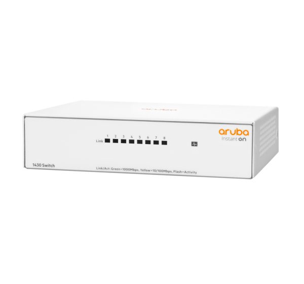HPE Aruba Networking Aruba Instant On 1430 8G No administrado L2 Gigabit Ethernet (10/100/1000) Blanco - Imagen 2