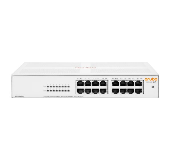 HPE Aruba Networking Aruba Instant On 1430 16G No administrado L2 Gigabit Ethernet (10/100/1000) 1U Blanco - Imagen 4