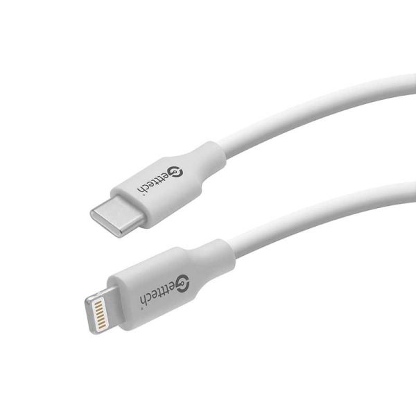 Getttech GCL-LTUT-0 cable Lightning 1 m Blanco