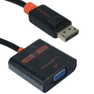Ovaltech OVDP-VGA adaptador de cable de vídeo DVI Negro