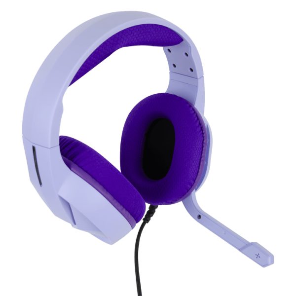 Vortred Axolotl Headband Auriculares Alámbrico Diadema Juego Violeta, Blanco - Imagen 3