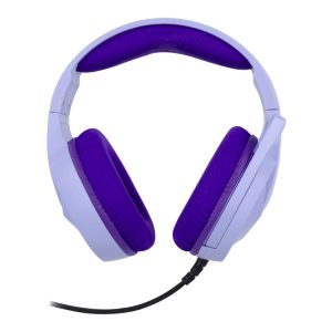 Vortred Axolotl Headband Auriculares Alámbrico Diadema Juego Violeta, Blanco