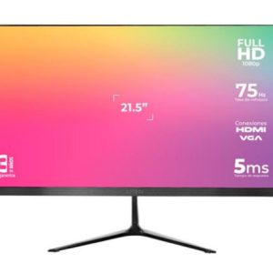 Acteck AC-933858 monitor de computadora 54.6 cm (21.5") 1920 x 1080 Pixeles Full HD Negro
