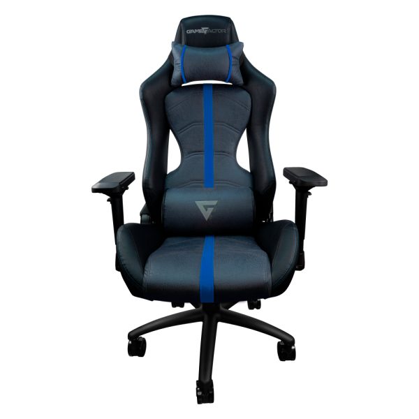 Game Factor CGC650 Silla universal para juegos asiento acolchado Negro, Azul - Imagen 2