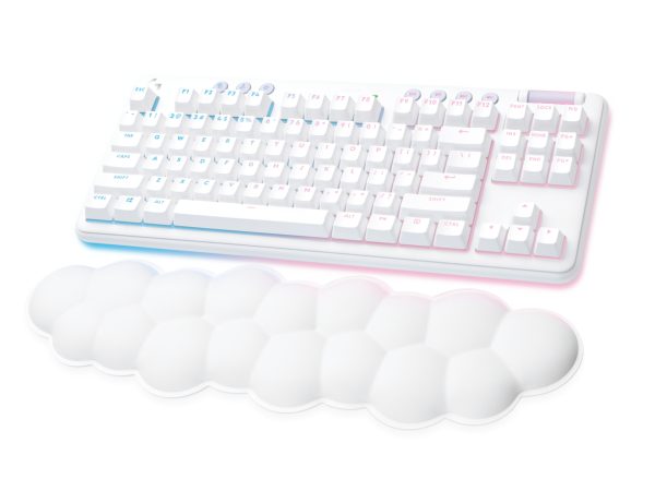 Logitech G G715 teclado Juego RF inalámbrico + bluetooth QWERTY Inglés Blanco
