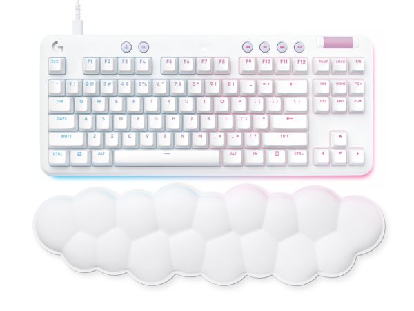 Logitech G G713 teclado Juego USB QWERTY Inglés Blanco - Imagen 2