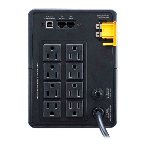 APC BX1200M-LM sistema de alimentación ininterrumpida (UPS) Línea interactiva 1.2 kVA 650 W 8 salidas AC - Imagen 2