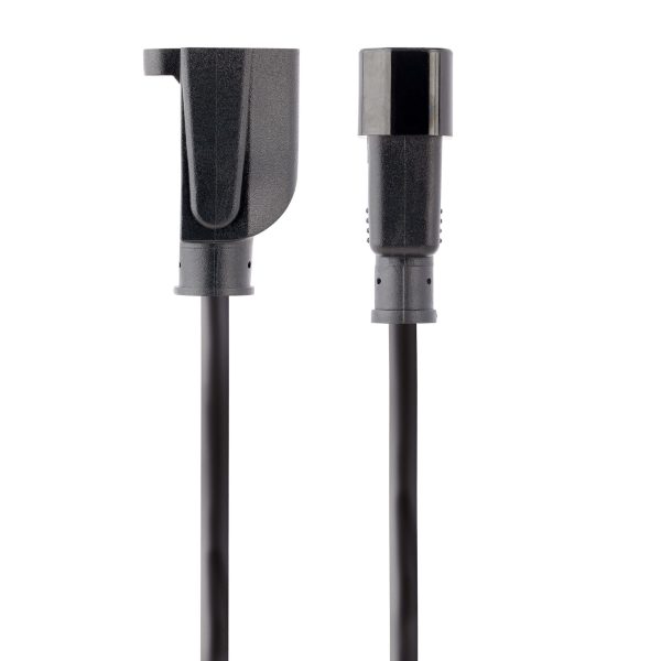 StarTech.com " Cable de 1m (3 pies) de Extensión de Alimentación para Computadoras, IEC 320 C14 a NEMA 5-15R, 10A 125V, 18AWG, Cable Extensor Alargador de Corriente" - Imagen 2