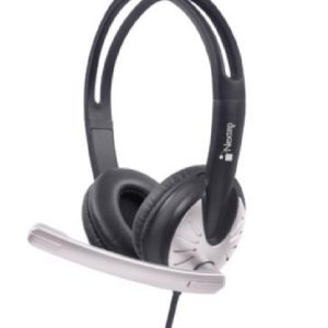 Nextep NE-426 audífono y auriculare Auriculares Alámbrico Diadema Llamadas/Música Negro, Blanco