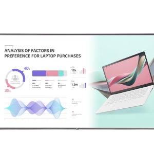 LG 75UH5J-H pantalla de señalización Pantalla plana para señalización digital 190,5 cm (75") LED Wifi 500 cd / m² 4K Ultra HD Negro WebOS 24/7
