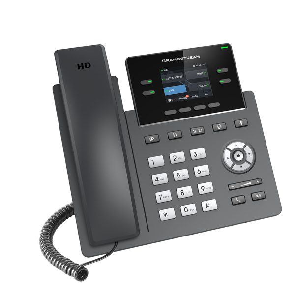 Grandstream Networks GRP2612G teléfono IP Negro 4 líneas LCD - Imagen 3