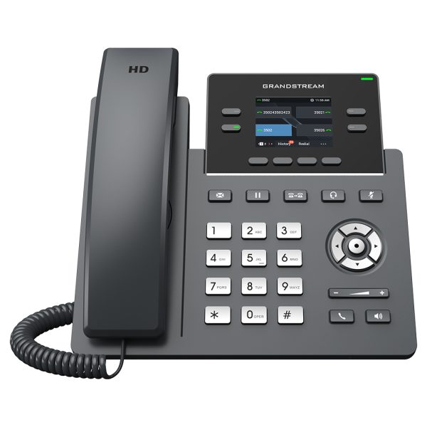 Grandstream Networks GRP2612G teléfono IP Negro 4 líneas LCD - Imagen 4