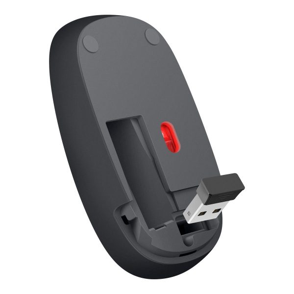 Steren COM-5714GR ratón Oficina Ambidiestro RF inalámbrico Óptico 1200 DPI - Imagen 2