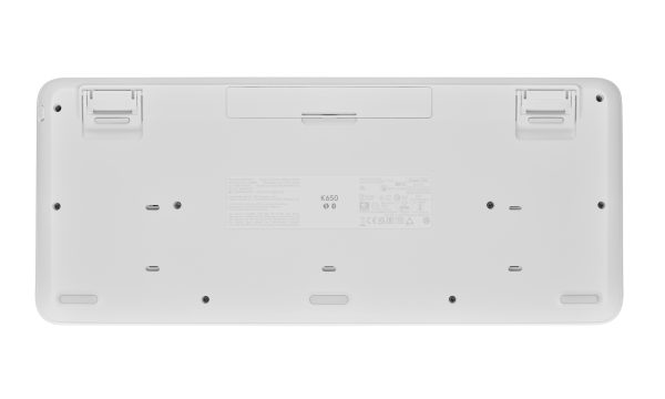 Logitech 920-010964 teclado Oficina RF Wireless + Bluetooth QWERTY Inglés Blanco