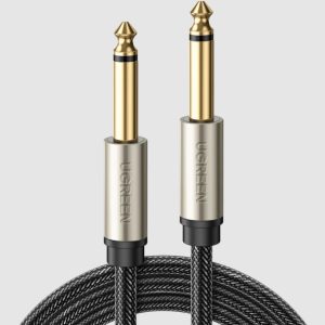 Ugreen 10640 cable de audio 4.57 m 6.35mm Negro