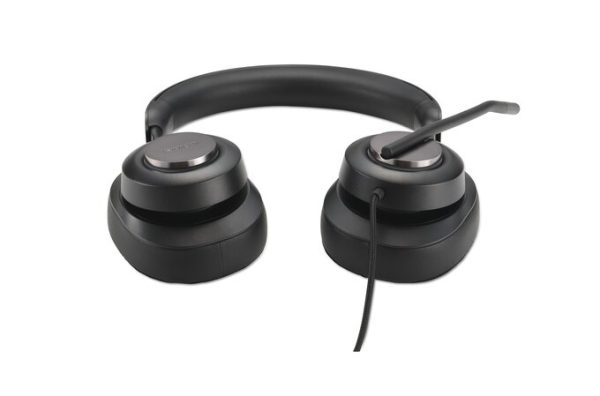 Kensington H2000 Auriculares Alámbrico Diadema Oficina/Centro de llamadas USB Tipo C Negro - Imagen 4