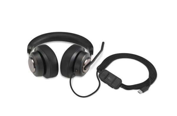 Kensington H2000 Auriculares Alámbrico Diadema Oficina/Centro de llamadas USB Tipo C Negro - Imagen 3